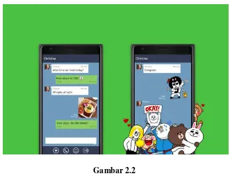   Gambar 2.2 LINE Free Chat and Messages 
