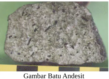 Gambar Batu Andesit