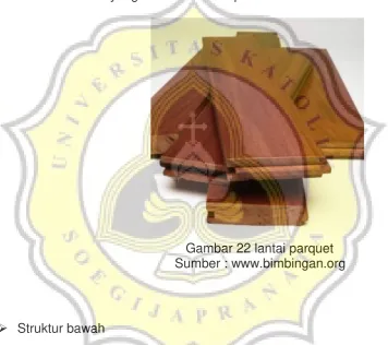 Gambar 22 lantai parquet