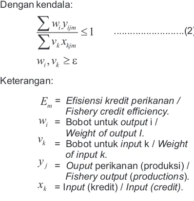 Table 1. Mechanism and Characteristic of Ventura Capital Management for the Fishery in Tegal 