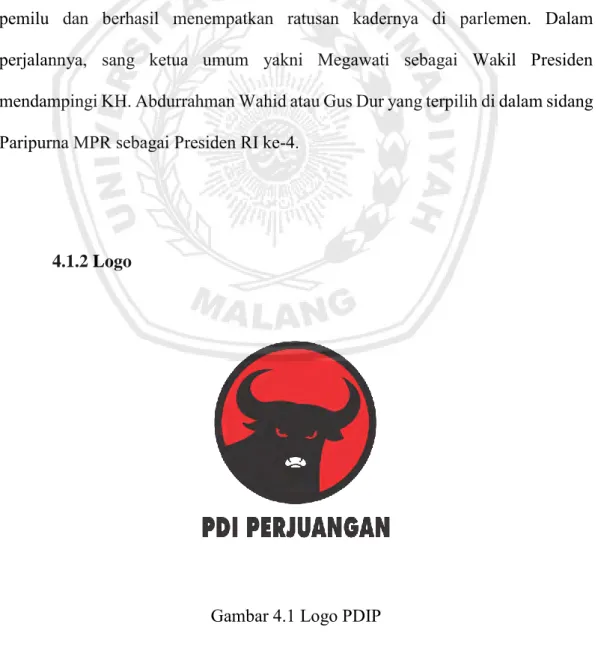 Gambar 4.1 Logo PDIP 