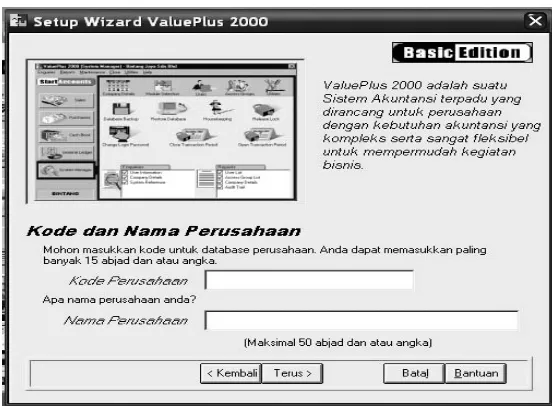 Gambar 2.6 Setup Wizard ValuePlus 2000 – Periode 