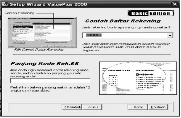 Gambar 2.7 Setup Wizard ValuePlus 2000 – No. Registrasi 