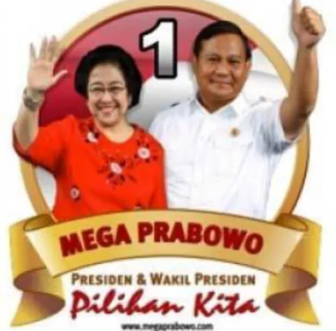 Gambar 1. Logo pasangan Mega-Prabowo