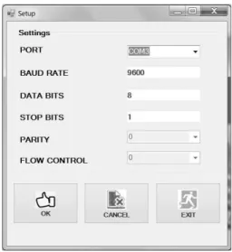 Gambar 16.  Menu Setup 