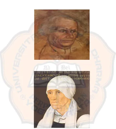 Gambar wajah kedua orang tua Martin Luther 