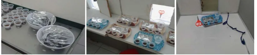 Gambar 4. Proses Melakukan Uji Sensori Internal 
