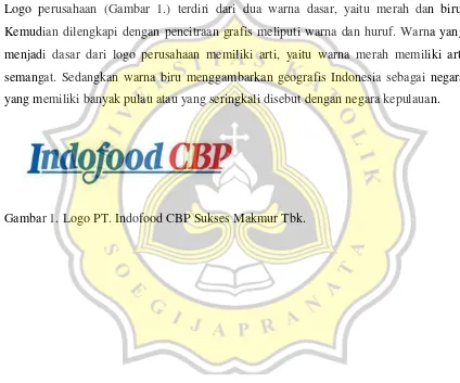 Gambar 1. Logo PT. Indofood CBP Sukses Makmur Tbk.  