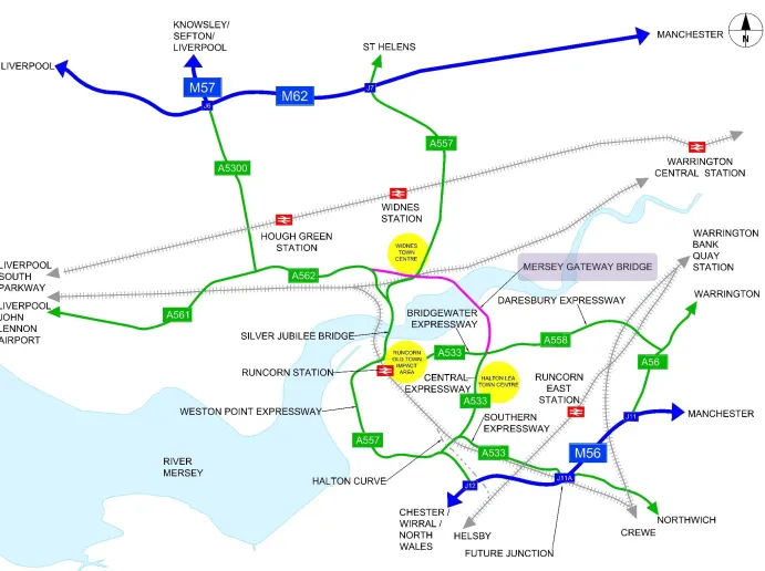 Figure 1.1   Runcorn Context 