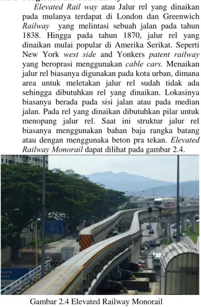 Gambar 2.4 Elevated Railway Monorail 