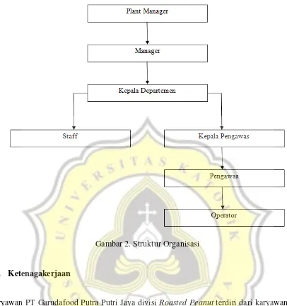 Gambar 2. Struktur Organisasi 