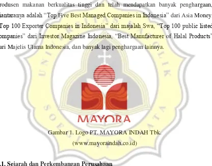 Gambar 1. Logo PT. MAYORA INDAH Tbk. 