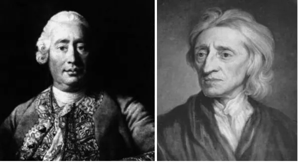 Gambar 2 : David Hume, John Locke , dan GeorgeBerkeley