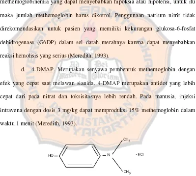 Gambar 2. 4-DMAP (4-dimethylaminophenol) 