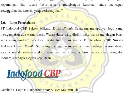 Gambar 1. Logo PT. Indofood CBP Sukses Makmur Tbk 