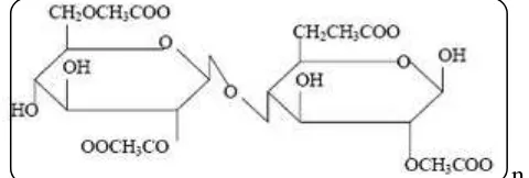 Gambar 1. Struktur kimia CMC 