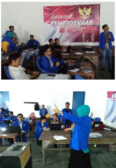 Gambar 4. Presentasi dan Pelatihan Admin