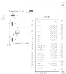 Gambar 3.13 Rangkaian Sistem Minimum 