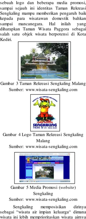 Gambar  3 Taman  Rekreasi  Sengkaling Malang  Sumber:  www.wisata-sengkaling.com 