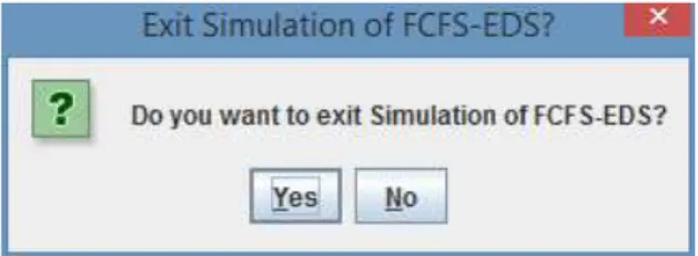Gambar 6. About Simulation of FCFS-EDS  B.  Bagian Simulasi dari FCFS-EDS untuk MPI Job 