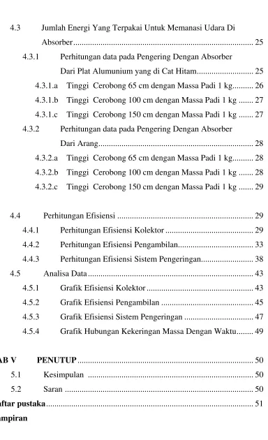 Grafik Efisiensi Kolektor................................................... 43 
