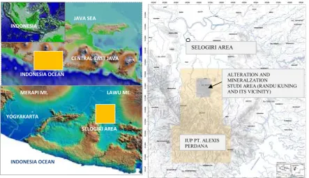 Fig. 1. Location map of the Selogiri area 