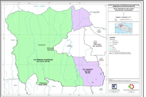 Tabel 4: Data Cekungan Air Tanah  di Kabupaten Tangerang 