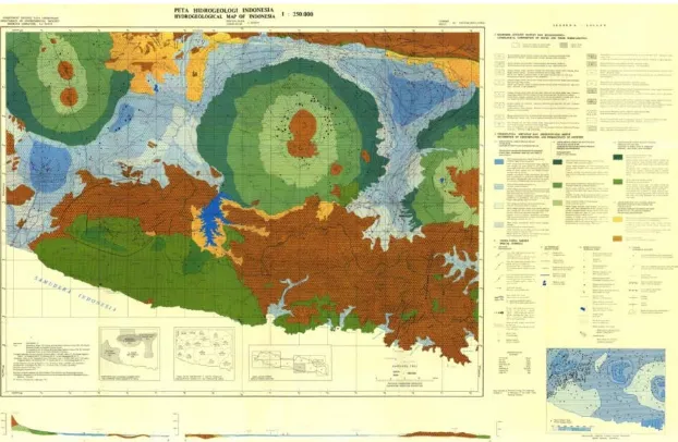 Gambar 3. Peta Hidrogeologi Lembar Yogyakarta.  