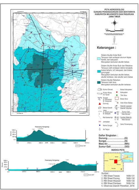 Gambar 2. Peta Hidrogelogi daerah penelitian. 