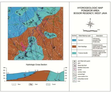 Figure 7 Hydrogeologic map of Pongkor area (see online version for colours) 