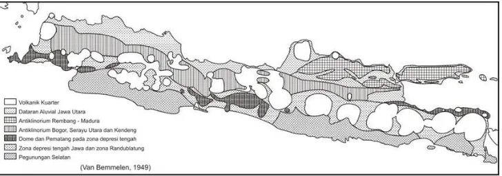 Table 2  Tectonic Environment of Physiographic Zones in Java Island 