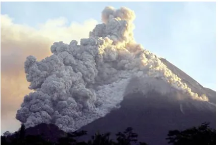 Figure 4. Mount Merapi eruption (June 2006)