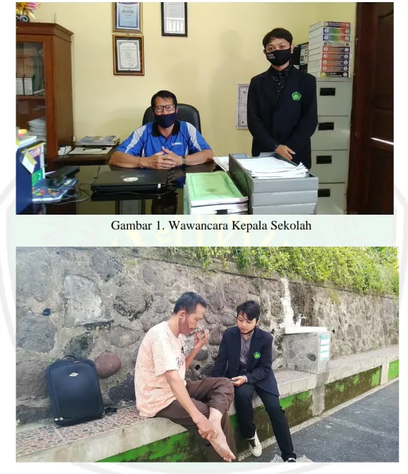 Gambar 2. Wawancara Guru Pendidikan Agama  Islam 