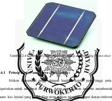 Gambar 2.4 Contoh sel photovoltaic (Planning and Installing Photovoltaic