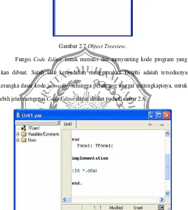 Gambar 2.7 Object Treeview. 