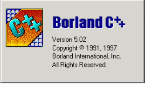 Gambar 2.1. Layar Pembuka Borland C++