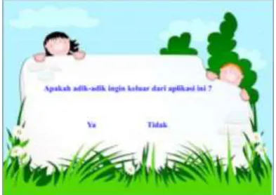 Gambar 14. Antarmuka keluar 