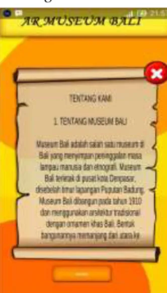 Gambar 13. Gambar Tampilan Tentang Kami 