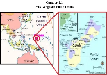 Gambar 1.1Peta Geografis Pulau Guam