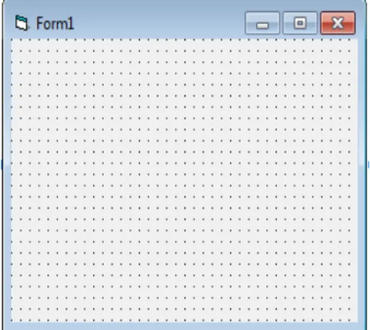 Gambar 7. Form Window Visual Basic 6.0  Project Explorer 
