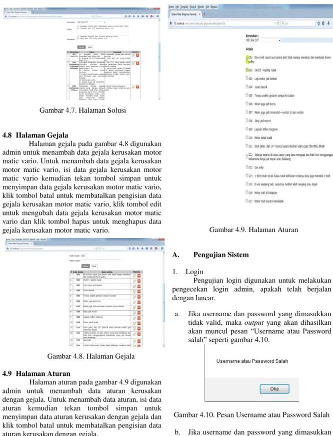 Gambar 4.9. Halaman Aturan 