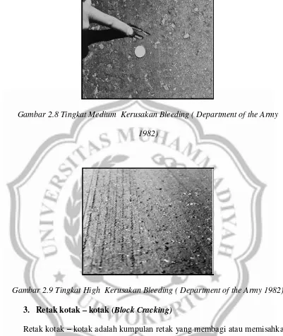 Gambar 2.8 Tingkat Medium  Kerusakan Bleeding ( Department of the Army 