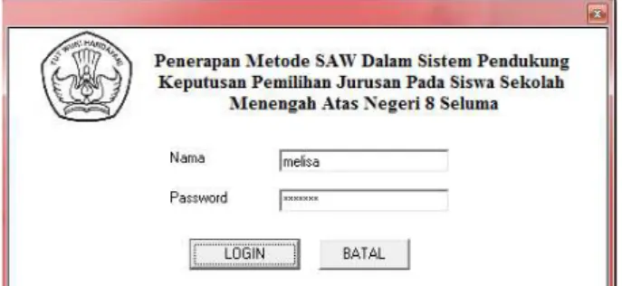 Gambar 1. Tampilan Menu Pembuka 