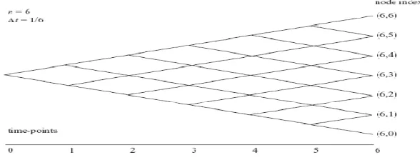 Gambar 3.3  diagram pohon yang simetrik untuk random walk 