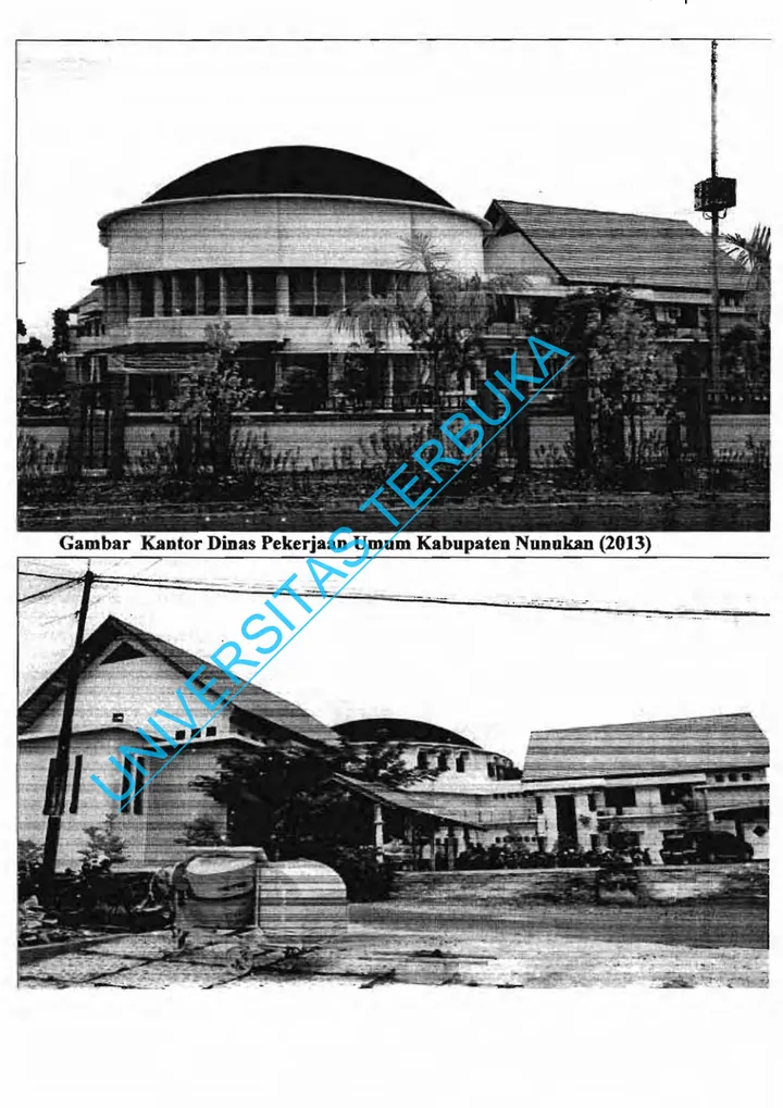 Gambar  Kantor Dinas Pekerjaan Umum Kabupaten Nunokan (2013) 