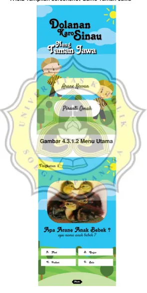 Gambar 4.3.1.2 Menu Utama 