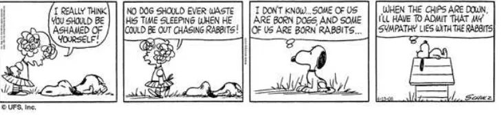 Figure 2: Frieda and Snoopy – Peanuts strip 1  