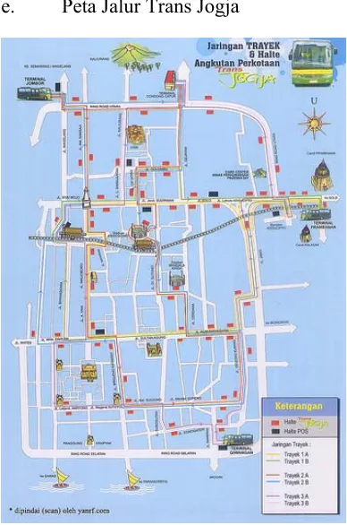 Gambar 5: Peta Jalur Trans Jogja 