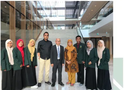 Foto bersama bapak Din Wakhied, Ph.D (Atase Kebudayaan di kedutaan Belanda, dosen  UIN Syarif Hidayatullah Jakarta) dan Pak Ibnu Fikri, M.Si yang tinggal di Wageningen 