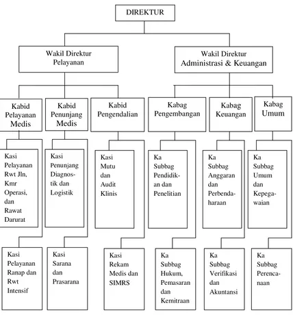 Gambar IV.1. Struktur Organisasi RSD Panembahan Senopati Bantul 